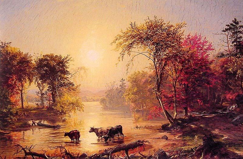 Autumn in America, Jasper Francis Cropsey